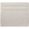 Image de Tete De Lit Lignes Tissu Beige Clair L 180 Cm - Ep 10 Cm Rembourré