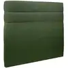 Image de Tete De Lit Lignes Tissu Vert L 140 Cm - Ep 10 Cm Rembourré