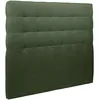 Image de Tete De Lit Capitonnée Tissu Vert L 160 Cm - Ep 10 Cm Rembourré