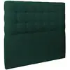 Image de Tete De Lit Capitonnée Velours Vert L 180 Cm - Ep 10 Cm Rembourré