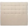 Image de Tete De Lit Capitonnée Bouclette Beige L 200 Cm - Ep 10 Cm Rembourré