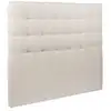 Image de Tete de lit capitonnée bouclette beige l 160 cm - ep 10 cm rembourré Élégance & Style