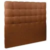 Image de Tete de lit Capitonnée Bouclette Terracotta L 180 cm - Ep 10 cm rembourré - Tête de lit design en bois massif
