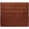 Image de Tete De Lit Capitonnée Bouclette Terracotta L 160 Cm - Ep 10 Cm Rembourré