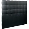 Image de Tete De Lit Capitonnée Bouclette Noir L 200 Cm - Ep 10 Cm Rembourré