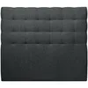 Image de Tete De Lit Capitonnée Bouclette Noir L 160 Cm - Ep 10 Cm Rembourré