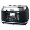 Image de Grille-pain Muse Ms-131 Bs 4 Tranches Inox Noir Argent 1800 W