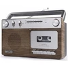 Image de Radio Cassette Portable Muse M152ws Fm/mw Marron Panneau Effet Bois 3,5 Mm