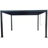 Image de Pergola bioclimatique 4x3m structure et lames en aluminium noir naxos