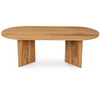 Image de Table Basse Design Ovale Bois 120cm Raav