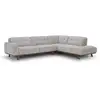 Image de Canapé angle design en tissu gris 5-6 places york