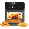 Image de Friteuse à Air 12L Friteuse sans Huile avec Fenêtre de Visualisation avec Cloison Amovible Écran avec Tactile LED Multifonction