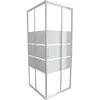 Image de ONDEE - Façade MISSI - Façade Accès dangle 80x185cm - Verre trempé - Finitions blanc