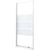 Image de ONDEE - Façade MISSI - Façade pivotante 80x185x04cm - Verre trempé - Finitions blanc