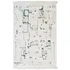 Image de Tapis design avec franges volubilis - 120 x 170 cm