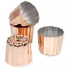 Image de Lot 4 Canneles Cuivre 4.5cmx4cm Patisse - 43003