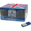 Image de INOVALLEY RETRO03UK Chaîne HiFi -Platine Vynile - TD/CD/FM