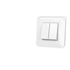 Image de Bouton poussoir double Legrand Mosaic  complet 099311