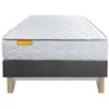 Image de Ensemble Matelas Mémoire De Forme + Sommier Gris 90x200 Memo