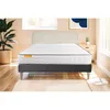 Image de Matelas Mémoire De Forme + Sommier Gris 140x200 Memo