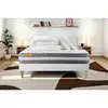 Image de Pack Matelas + Sommier 160x200 Memo Plus Mémoire De Forme 3 Zones + 2 Oreillers + Couette