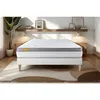 Image de Matelas + Sommier 140x200 Memo Zen Mousse À Mémoire De Forme 5 Zones De Confort Maxi Épaisseur