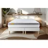 Image de Matelas 160x200 + Double Sommier 80x200 Memo Zen Mousse À Mémoire De Forme 5 Zones De Confort Maxi Épaisseur