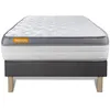 Image de Matelas + sommier 90x190 Memo Zen Mousse à mémoire de forme 5 zones de confort MAXI épaisseur