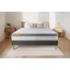 Image de Matelas + Sommier Gris 140x190 Memo Zen Mousse À Mémoire De Forme 5 Zones De Confort Maxi Épaisseur