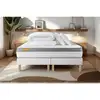 Image de Pack Matelas 160x200 + Double Sommiers 80x200 Memo Zen Mousse À Mémoire De Forme 5 Zones De Confort Maxi Épaisseur