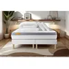 Image de Pack matelas 160x200 + double sommiers 80x200 Memo Zen Mousse à mémoire de forme 5 zones de confort MAXI épaisseur