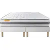Image de Matelas + sommier 160x200 ressorts ensachés et mémoire de forme Aération optimale