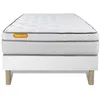 Image de Matelas + sommier 90x200 Memo Luxe Ressorts ensacheés + mémoire de forme 5 zones de confort MAXI épaisseur