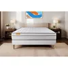 Image de Matelas + Sommier 140x190 Memo Luxe Ressorts Ensachés + Mémoire De Forme 5 Zones De Confort Maxi Épaisseur