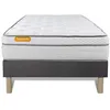 Image de Matelas + sommier 90x190 Memo Luxe Ressorts ensachés + mémoire de forme 5 zones de confort MAXI épaisseur