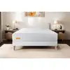 Image de Matelas + Sommier 140x190 Memo Bio Mousse À Mémoire De Forme 5 Zones De Confort Maxi Épaisseur Déhoussable