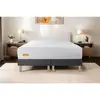 Image de Matelas 160x200 + Double Sommiers Gris 80x200 Memo Bio Mousse À Mémoire De Forme 5 Zones De Confort Maxi Épaisseur
