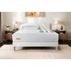 Image de Pack Matelas + Sommier 160x200 Memo Bio Mousse À Mémoire De Forme 5 Zones De Confort Maxi Épaisseur + Couette + 2