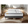 Image de Pack matelas 180x200 + double sommiers 90x200 Memo Zen Mousse à mémoire de forme 5 zones de confort MAXI épaisseur