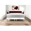 Image de Ensemble Matelas Sommier 200x200 cm - 2 Sommiers Blanc - Vitalmemo Blanc