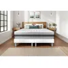 Image de Ensemble Matelas Sommier 200x200 cm - 2 Sommiers Blanc - Vitalspring Recover Blanc