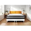 Image de Ensemble Matelas Sommier 160x200 cm - 2 Sommiers Blanc - Vital Power Zen Blanc
