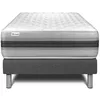 Image de Ensemble sommier matelas 90x190 VITALMEMO BACK Mémoire de forme - 25 cm - Equilibré - sommier gris