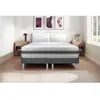 Image de Ensemble Matelas Sommier 180x200 cm - 2 Sommiers Gris - Vitalmemo Back Gris