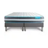 Image de Ensemble sommier matelas 160x200 Bodyform Mémoire de forme - 20 cm - ferme - double sommiers gris