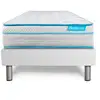 Image de Ensemble Bodyzone+ 90x200 Ressorts Ensachés, Visco 5 Zones Ultra Épaisseur