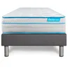 Image de Ensemble Bodyzone+ 90x200 Ressorts Ensachés, Visco 5 Zones Ultra Épaisseur