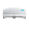 Image de Ensemble sommier matelas 160x200 Biocare Mémoire de forme - 26 cm - Equilibré - double sommiers blanc