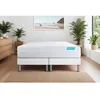 Image de Ensemble sommier matelas 180x200 Biocare Mémoire de forme - 26 cm - Equilibré - double sommiers blanc