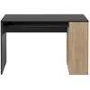 Image de Bureau Yale Noir Et Chene Naturel 113,9 X 75,5 Temahome